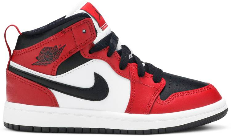 Air Jordan 1 Mid PS  Chicago Black Toe  640734-069 - vstockx