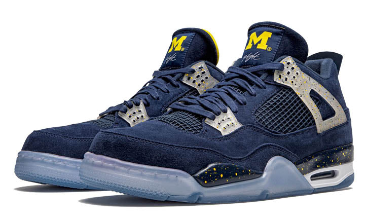 Air Jordan 4 Retro  Michigan Wolverines  PE AJ4-1036660 - vstockx