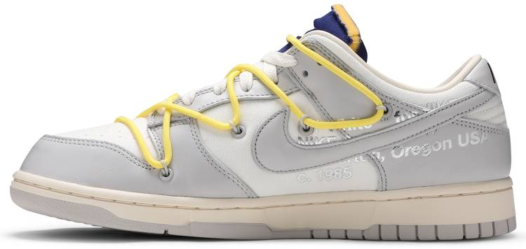 Off-White x Dunk Low  Lot 27 of 50  DM1602-120 - vstockx