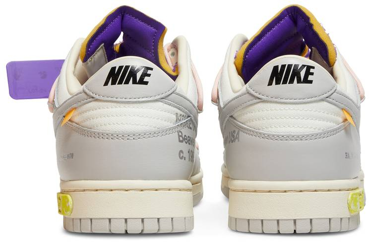 Off-White x Dunk Low  Lot 24 of 50  DM1602-119 - vstockx
