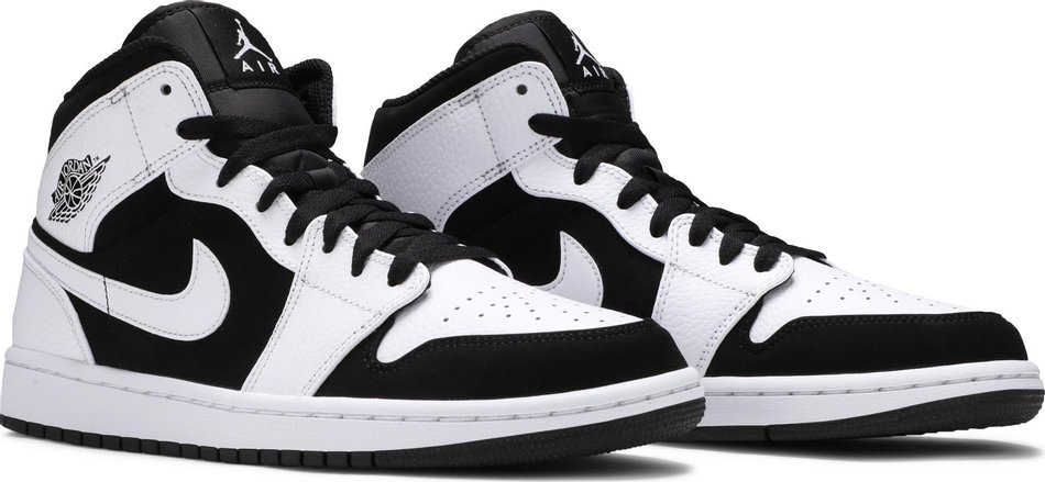 Air Jordan 1 Retro Mid  Tuxedo  554724-113 - vstockx