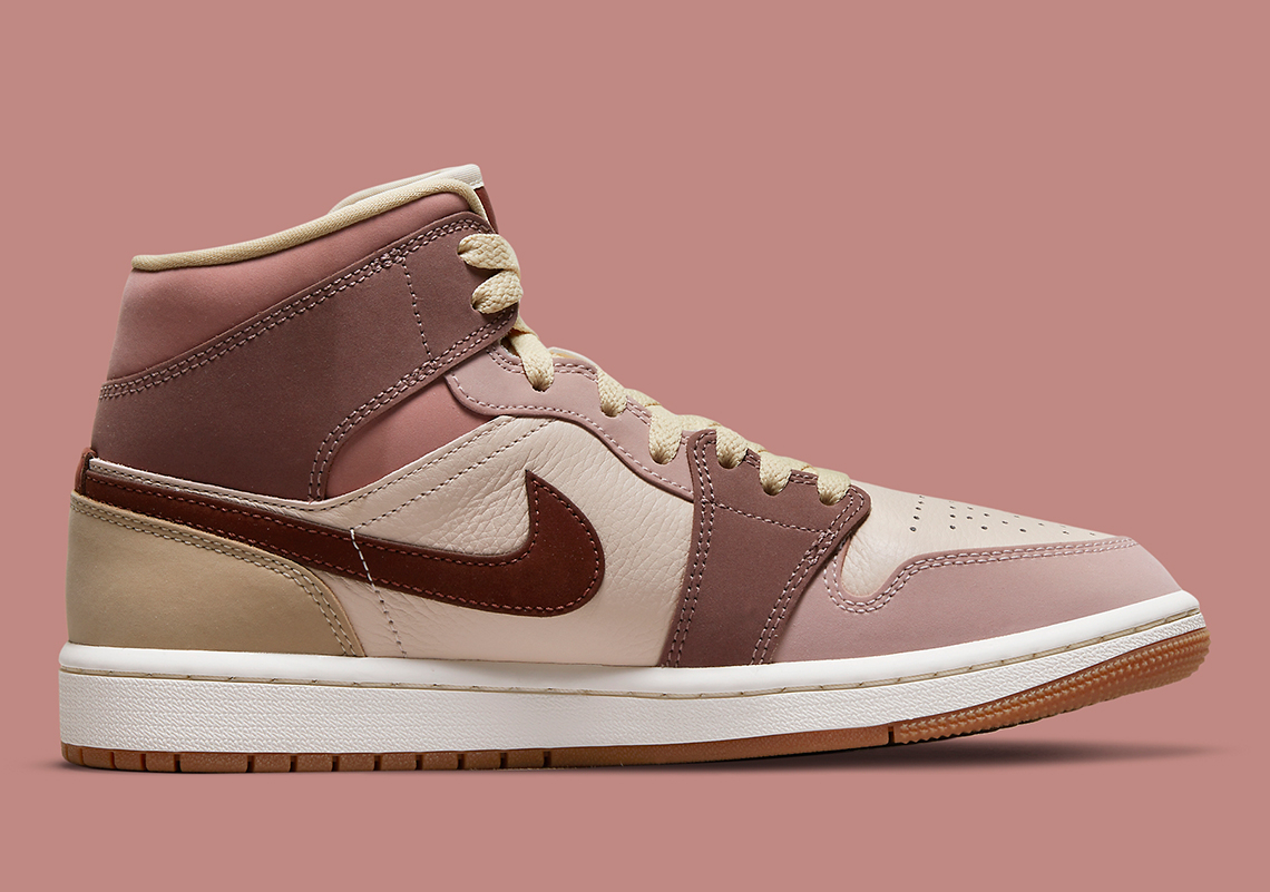 Wmns Air Jordan 1 Mid SE  Dark Pony Smoky Mauve  DO7440-821 - vstockx
