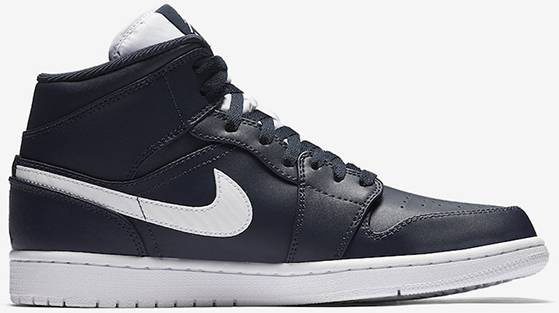 Air Jordan 1 Retro Mid  Obsidian  554724-402 - vstockx