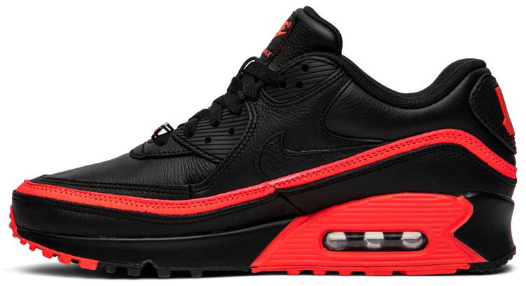 Undefeated x Air Max 90 'Black Solar Red' CJ7197-003 - vstockx