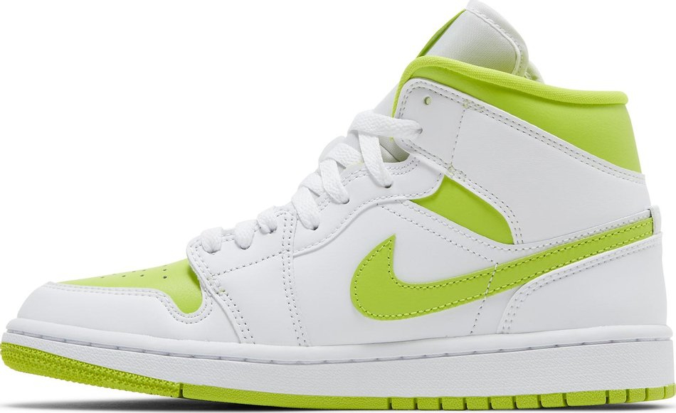 Wmns Air Jordan 1 Mid  White Lime  BQ6472-131 - vstockx