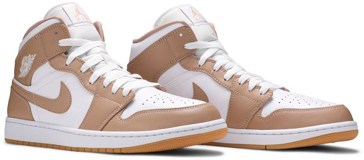 Air Jordan1 Mid Tan Gum 554724-271 - vstockx