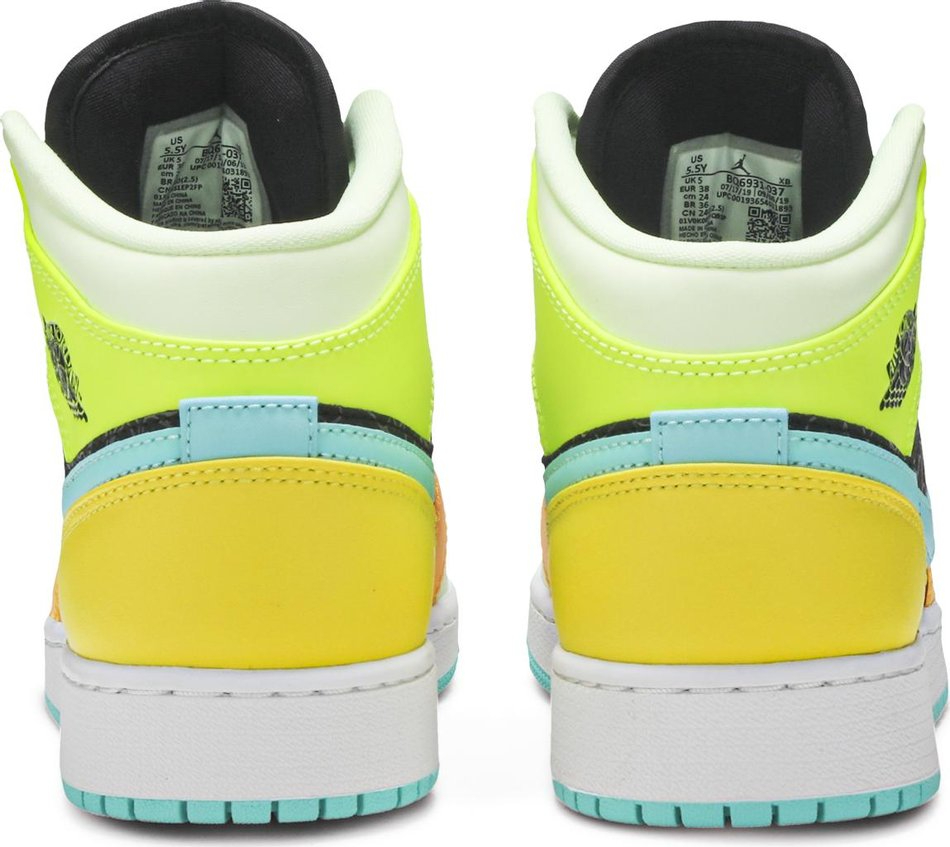 Air Jordan 1 Mid SE GS  Clover  BQ6931-037 - vstockx