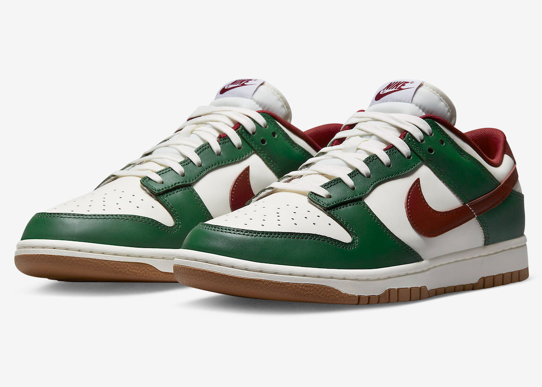 Dunk Low  Gorge Green Team Red  FB7160-161 - vstockx