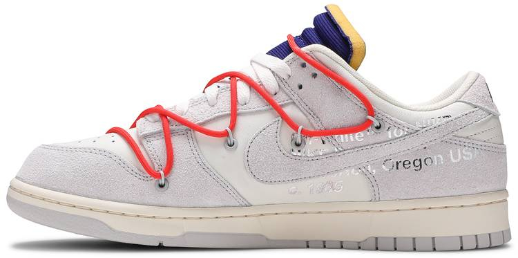 Off-White x Dunk Low  Lot 13 of 50  DJ0950-110 - vstockx