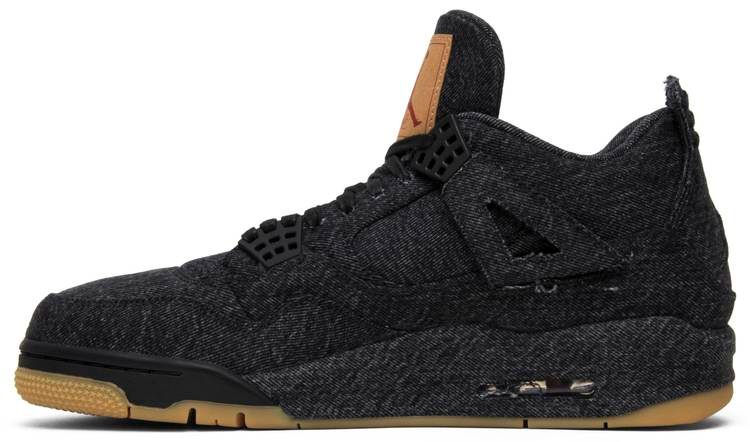 Levi s x Air Jordan 4 Retro  Black Denim  AO2571-001 - vstockx