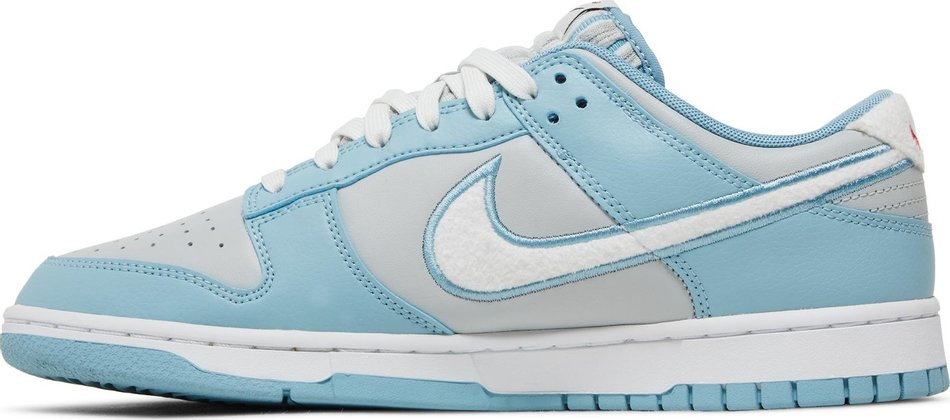 Dunk Low  Fleece Swoosh   Light Blue  FB1871-011 - vstockx