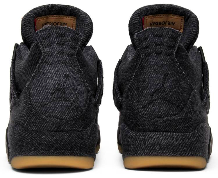 Levi s x Air Jordan 4 Retro  Black Denim  AO2571-001 - vstockx