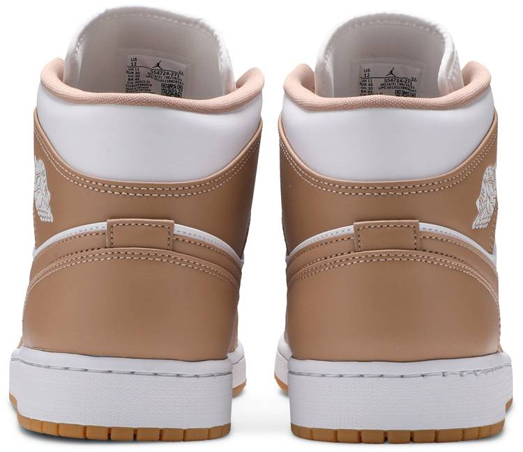 Air Jordan1 Mid Tan Gum 554724-271 - vstockx