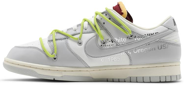 Off-White x Dunk Low  Lot 08 of 50  DM1602-106 - vstockx