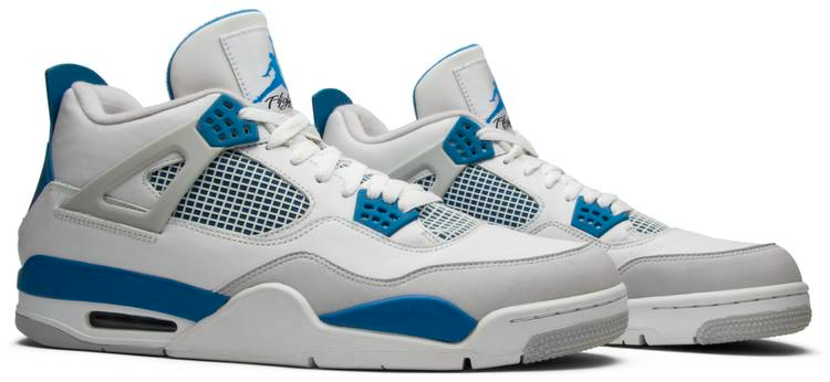 Air Jordan 4 Retro  Military Blue  2012 308497-105 - vstockx