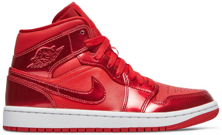 Wmns Air Jordan 1 Mid SE  University Red Pomegranate  DH5894-600 - vstockx