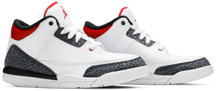 Air Jordan 3 Retro Denim SE PS  Fire Red  DB4168-100 - vstockx