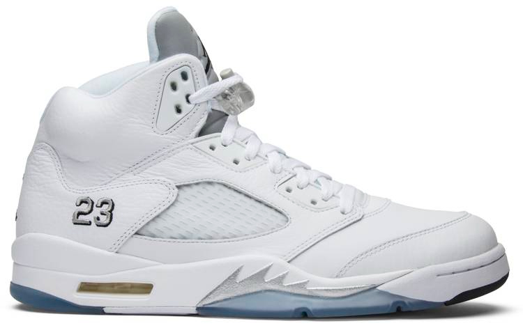 Air Jordan 5 Retro  Metallic White  2015 136027-130 - vstockx