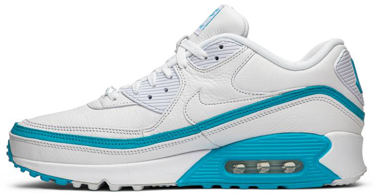Undefeated x Air Max 90 'White Blue Fury' CJ7197-102 - vstockx