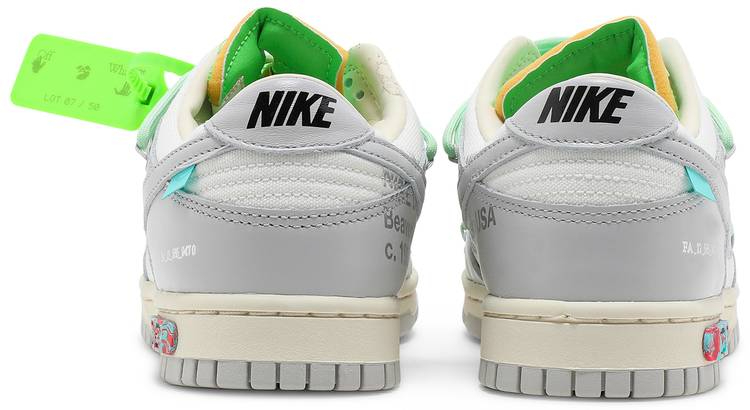 Off-White x Dunk Low  Lot 07 of 50  DM1602-108 - vstockx