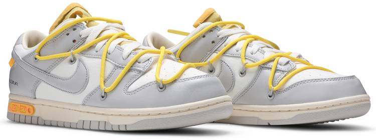 Off-White x Dunk Low  Lot 29 of 50  DM1602-103 - vstockx