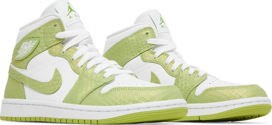 Wmns Air Jordan 1 Mid SE  Green Python  DV2959-113 - vstockx