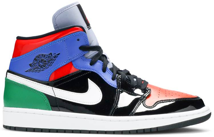 Air Jordan 1 Mid SE  Multi Patent  CV5276-001 - vstockx