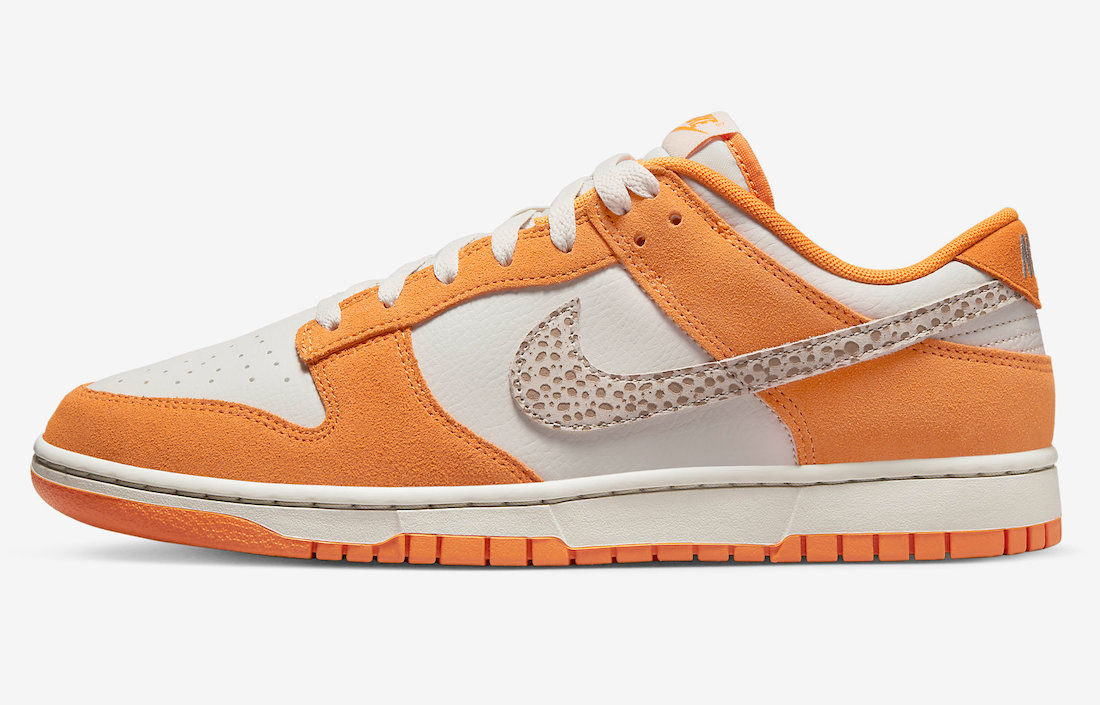 Dunk Low  Safari Swoosh   Kumquat  DR0156-800 - vstockx