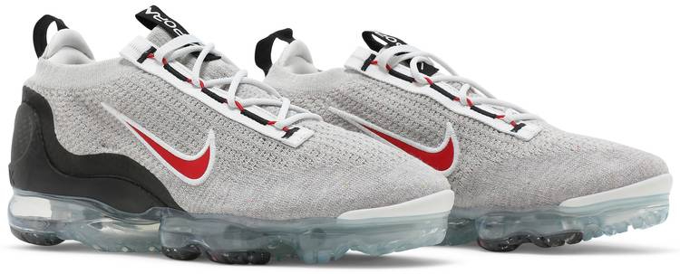 Air Vapormax 2021 Flyknit 'Light Bone University Red' DH4085-003 - vstockx