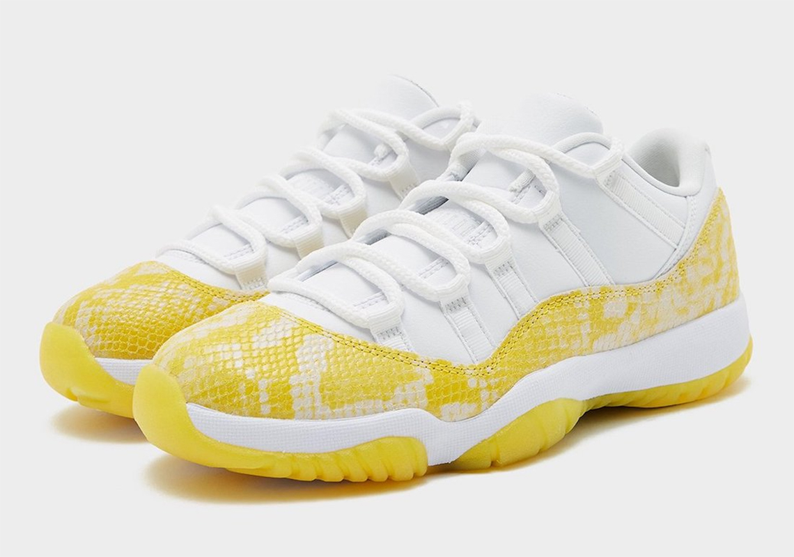 Air Jordan 11 Low  Yellow Snakeskin  AH7860-107 - vstockx