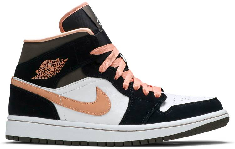 Wmns Air Jordan 1 Mid SE  Peach Mocha  DH0210-100 - vstockx