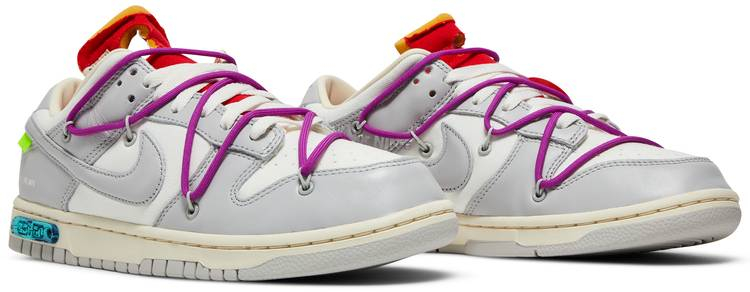 Off-White x Dunk Low  Lot 45 of 50  DM1602-101 - vstockx