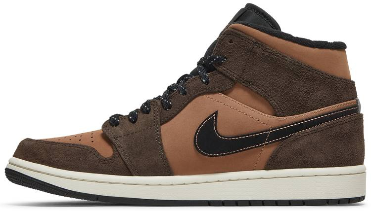 Air Jordan 1 Mid SE  Dark Chocolate  DC7294-200 - vstockx