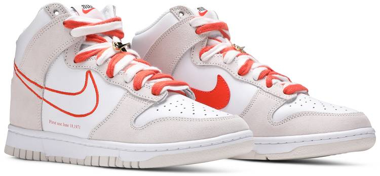 Wmns Dunk High SE  First Use Pack-White Orange  DH6758-100 - vstockx