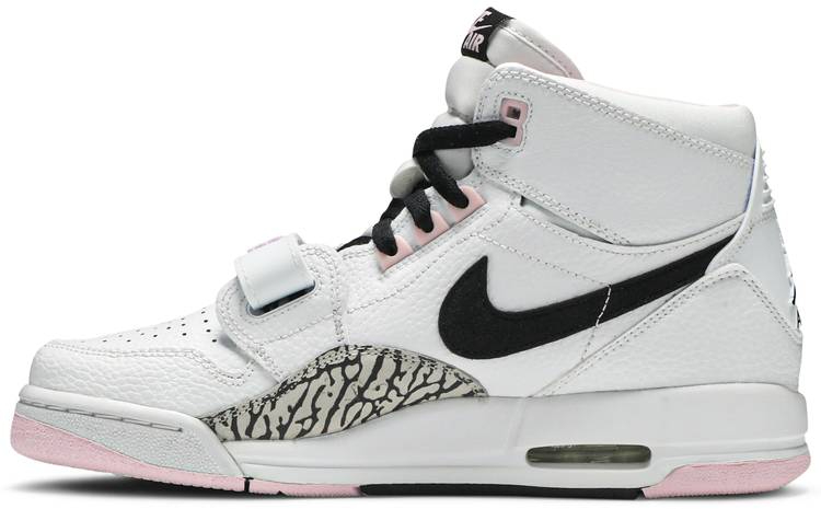 Jordan Legacy 312 GS  White Black Pink Foam  AT4040-106 - vstockx