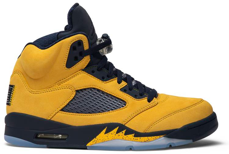 Air Jordan 5 Retro SP  Michigan  CQ9541-704 - vstockx