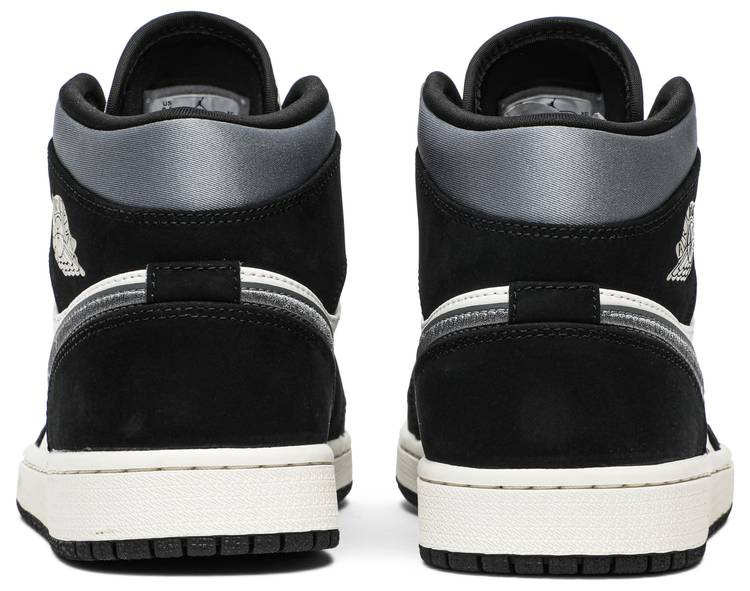 Air Jordan 1 Mid SE  Satin Smoke Grey  852542-011 - vstockx