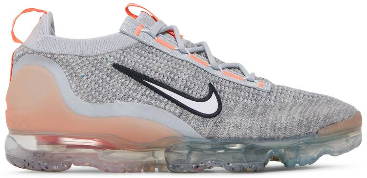 Air VaporMax 2021 Flyknit 'Grey Fog Bright Mango' DH4084-002 - vstockx