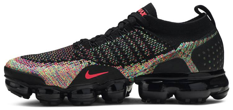 Air VaporMax Flyknit 2 'Black Multi-Color' 942842-017 - vstockx