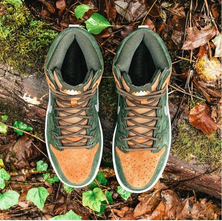 Homegrown x SB Dunk High PRM  Sequoia  839693-302 - vstockx