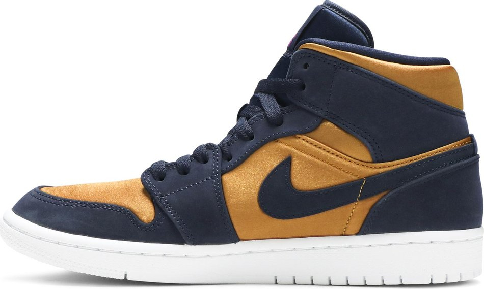 Air Jordan 1 Mid SE Premium  Stain Gold  852542-401 - vstockx