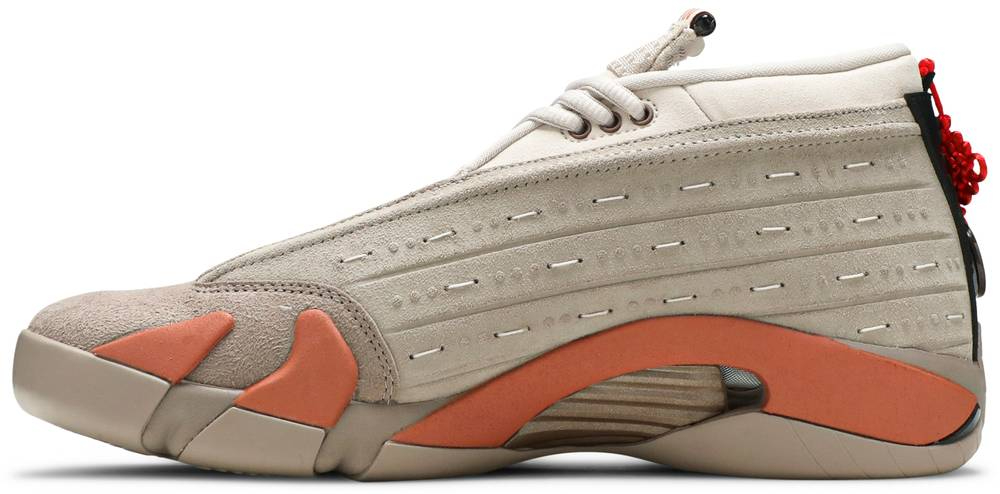 CLOT x Air Jordan 14 Retro Low  Terracotta  DC9857-200 - vstockx