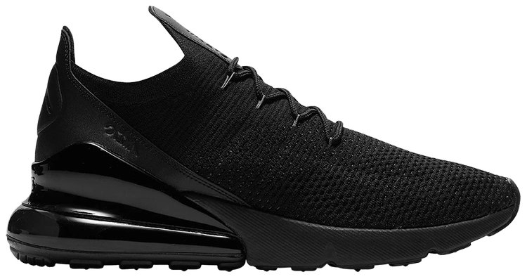 Air Max 270 Flyknit 'Triple Black' AO1023-005 - vstockx