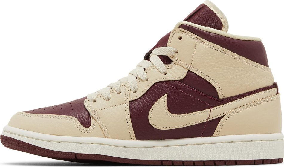 Wmns Air Jordan 1 Mid SE  Split   Beach Cherrywood  DR0501-200 - vstockx
