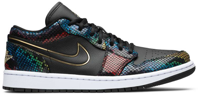 Wmns Air Jordan 1 Low  Multi Snakeskin  CW5580-001 - vstockx