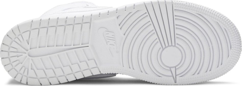 Air Jordan 1 Mid GS  Triple White  554725-130 - vstockx