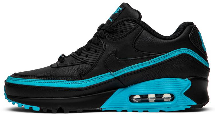Undefeated x Air Max 90 'Black Blue Fury' CJ7197-002 - vstockx