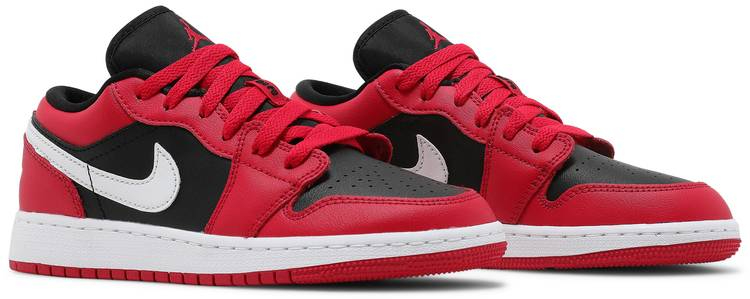 Air Jordan 1 Low GS  Black Very Berry  553560-061 - vstockx