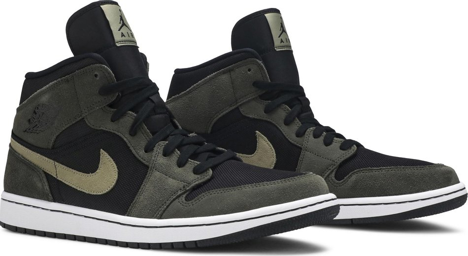 Wmns Air Jordan 1 Mid  Olive  BQ6472-030 - vstockx
