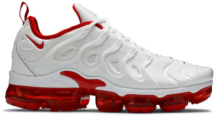 Air VaporMax Plus 'White University Red' DH0279-100 - vstockx